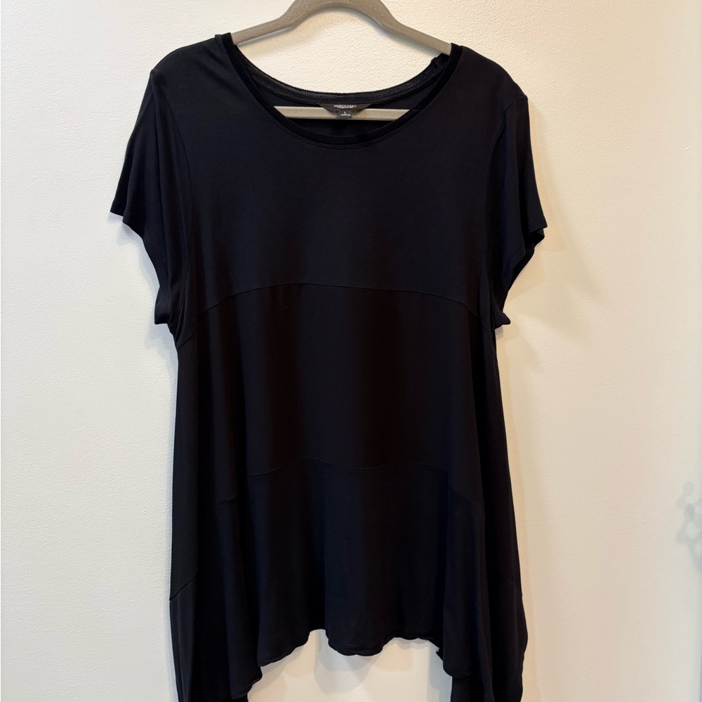 Black Simply Vera (Vera Wang) Tunic top